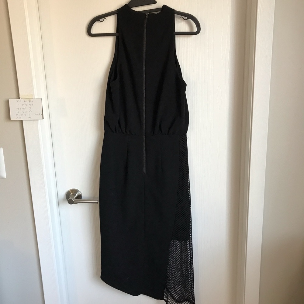 Chic Black Asymmetrical Dress